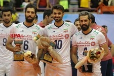   قهرمانی تیم والیبال مردان ایران در آسیا