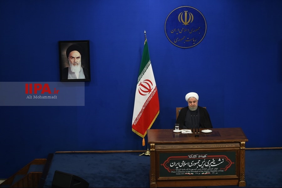   نشست خبری حسن روحانی