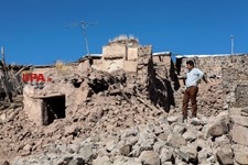   خسارات زلزله در روستای ورنکش