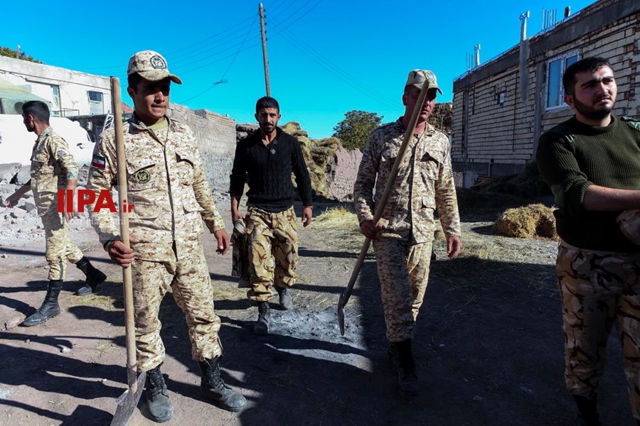   خسارات زلزله در روستای ورنکش