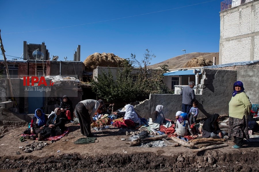   خسارات زلزله در روستای ورنکش