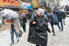   برف پاییزی در تهران