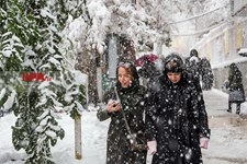   برف پاییزی در تهران
