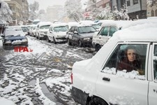   برف پاییزی در تهران