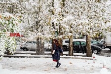   برف پاییزی در تهران