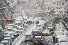   برف پاییزی در تهران