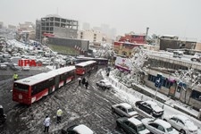   برف پاییزی در تهران