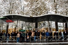   برف پاییزی در تهران