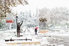   برف پاییزی در تهران