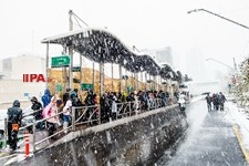   برف پاییزی در تهران