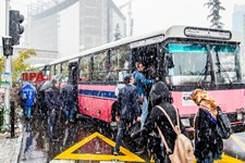   برف پاییزی در تهران