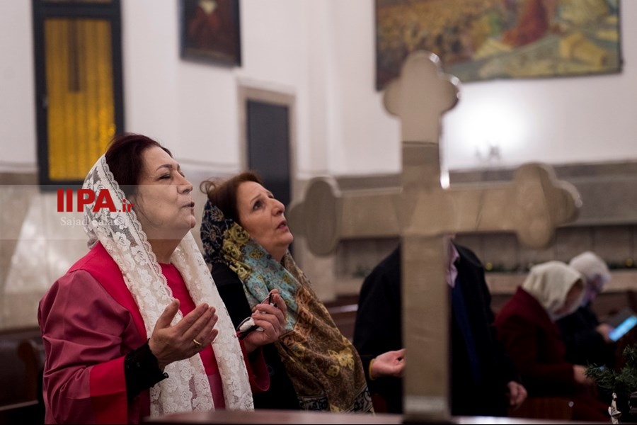   مراسم آغاز سال نوی میلادی در کلیسای گریگور مقدس