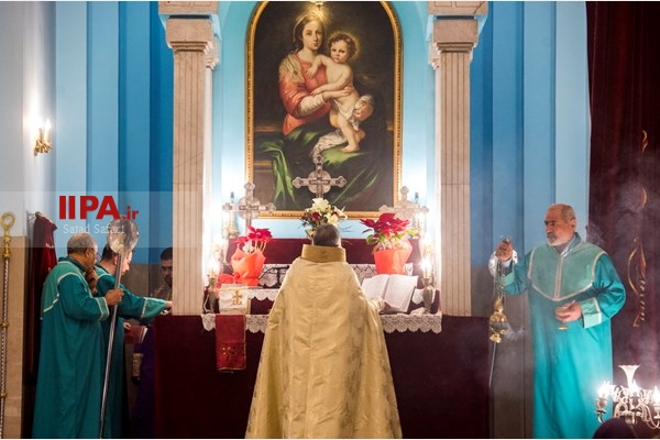 مراسم آغاز سال نوی میلادی در کلیسای گریگور مقدس