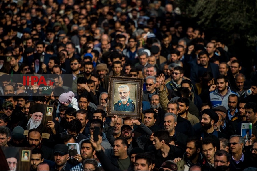   راهپیمایی در محکومیت ترور سردار شهید حاج قاسم سلیمانی