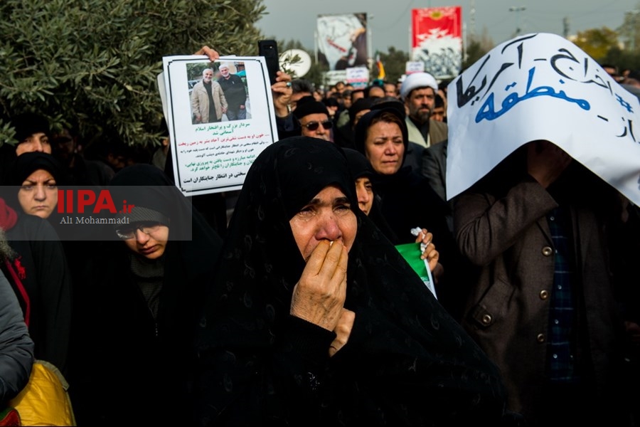   راهپیمایی در محکومیت ترور سردار شهید حاج قاسم سلیمانی