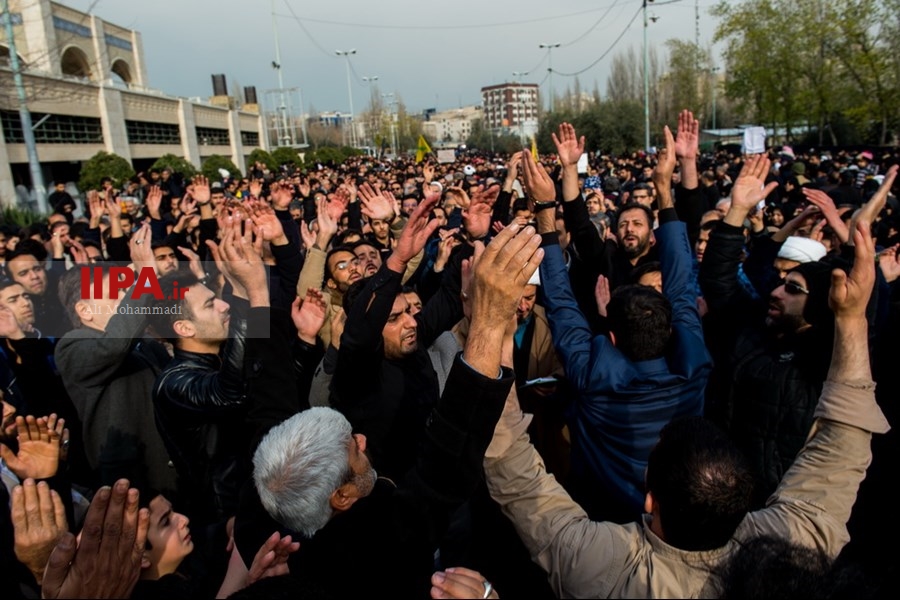   راهپیمایی در محکومیت ترور سردار شهید حاج قاسم سلیمانی