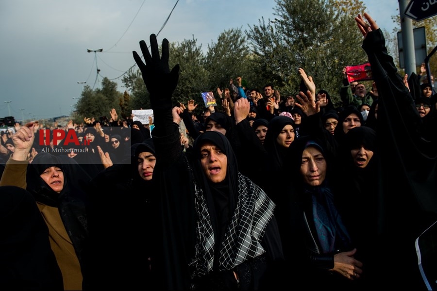   راهپیمایی در محکومیت ترور سردار شهید حاج قاسم سلیمانی