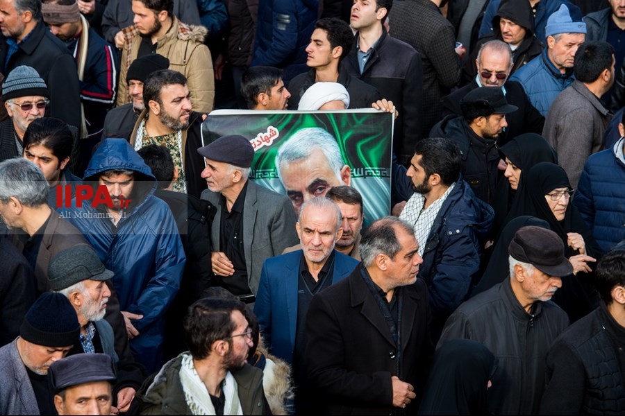   راهپیمایی در محکومیت ترور سردار شهید حاج قاسم سلیمانی