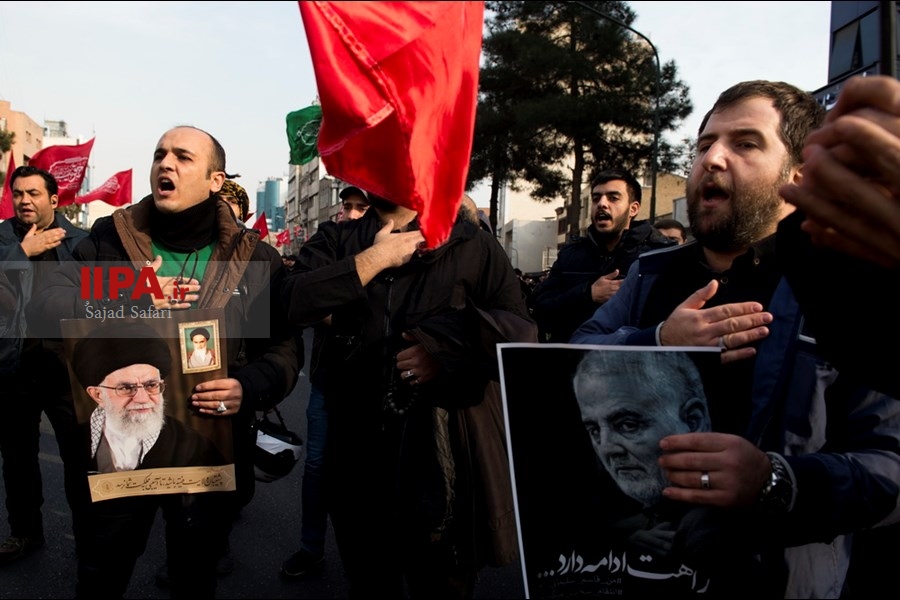  راهپیمایی در محکومیت ترور سردار شهید حاج قاسم سلیمانی -2