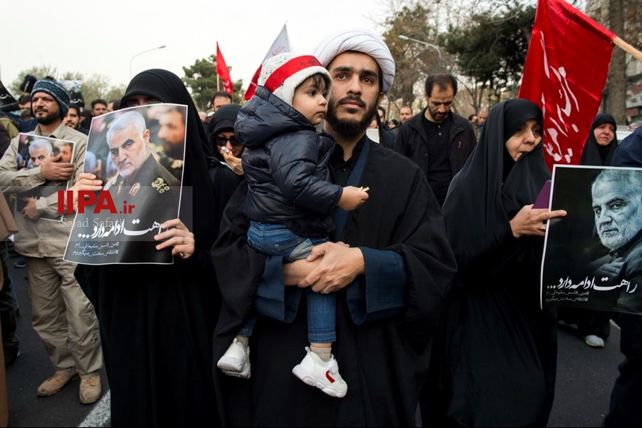   راهپیمایی در محکومیت ترور سردار شهید حاج قاسم سلیمانی -2