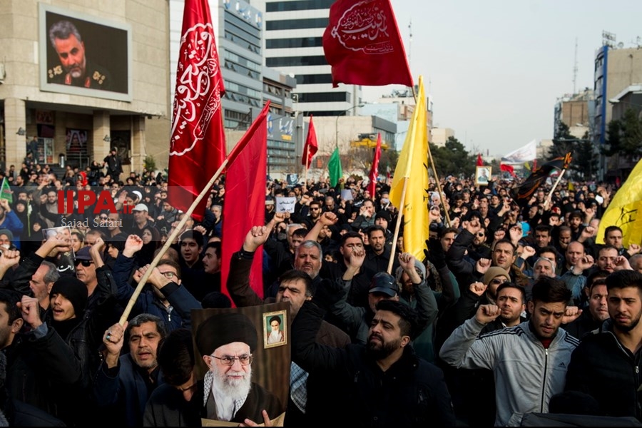   راهپیمایی در محکومیت ترور سردار شهید حاج قاسم سلیمانی -2