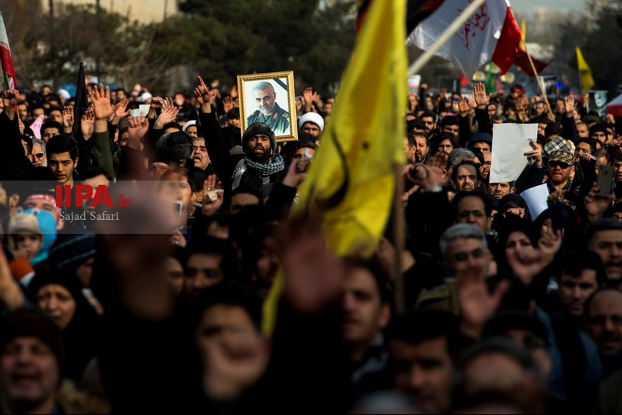   راهپیمایی در محکومیت ترور سردار شهید حاج قاسم سلیمانی -2