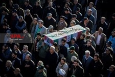   تشییع پیکرهای ٣ شهید سانحه هواپیمایی اوکراین  در گرگان
