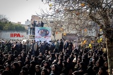   تشییع پیکرهای ٣ شهید سانحه هواپیمایی اوکراین  در گرگان