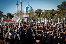   تشییع پیکرهای ٣ شهید سانحه هواپیمایی اوکراین  در گرگان