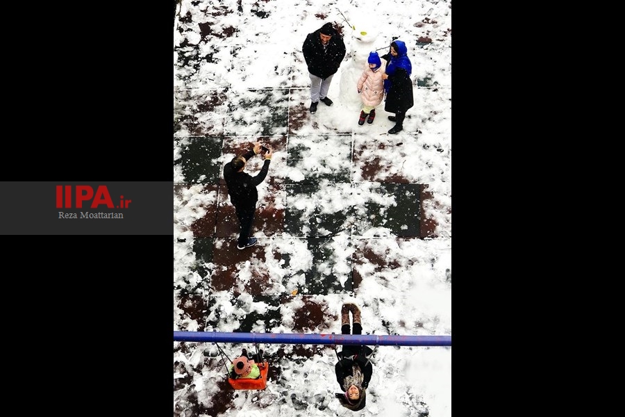   بارش برف زمستانی در تهران