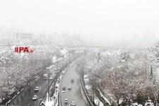   بارش برف زمستانی در تهران
