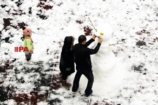   بارش برف زمستانی در تهران