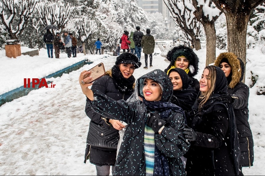   بارش برف زمستانی در تهران 2