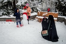   بارش برف زمستانی در تهران 2