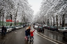   بارش برف زمستانی در تهران 2