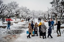   بارش برف زمستانی در تهران 2
