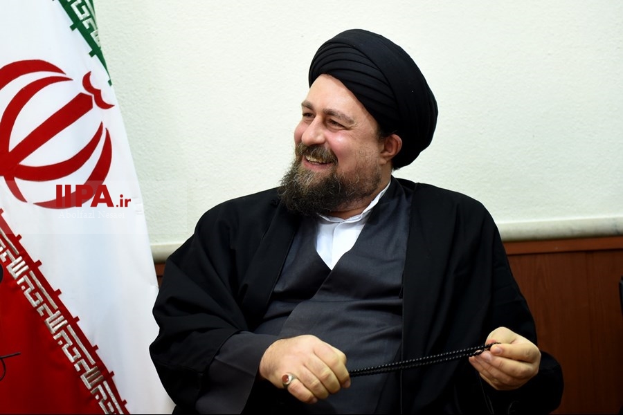   دیدار اعضای تحریریه موسسه مطبوعاتی ایران با سید حسن خمینی 