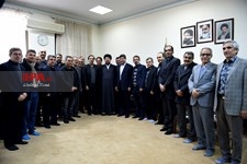   دیدار اعضای تحریریه موسسه مطبوعاتی ایران با سید حسن خمینی 
