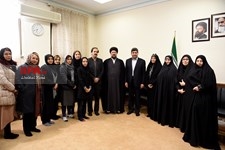  دیدار اعضای تحریریه موسسه مطبوعاتی ایران با سید حسن خمینی 