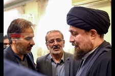   دیدار اعضای تحریریه موسسه مطبوعاتی ایران با سید حسن خمینی