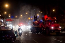   ضد عفونی خیابان های تهران توسط سازمان آتش نشانی