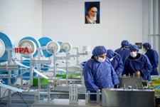   بزرگ‌ترین کارخانه تولید ماسک جنوب غرب آسیا