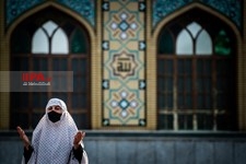   اقامه نماز عید سعید فطر در امامزاده پنج تن لویزان