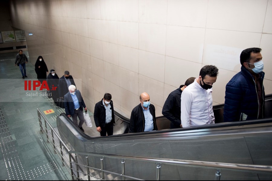   متروی تهران در دوران کرونا