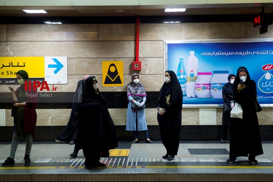   متروی تهران در دوران کرونا
