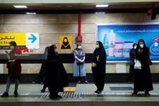   متروی تهران در دوران کرونا