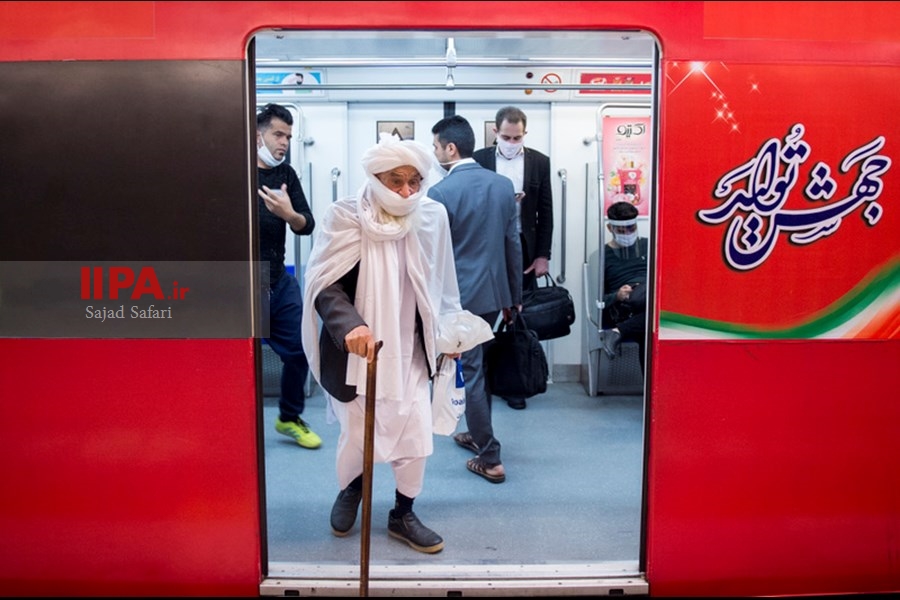   متروی تهران در دوران کرونا