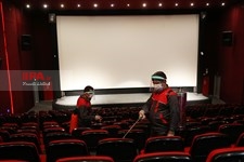   ضدعفونی کردن سینما پردیس ملت