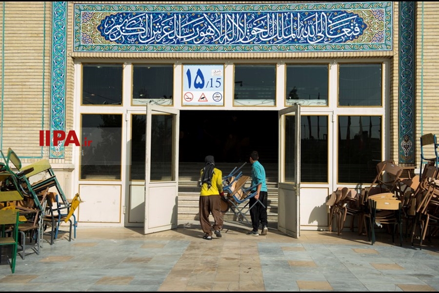   آماده سازی مصلی تهران برای برگزاری کنکور