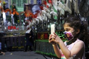 علم گردانی  علمداران حسینی در شب سوم شهادت امام حسین در  در گرگان